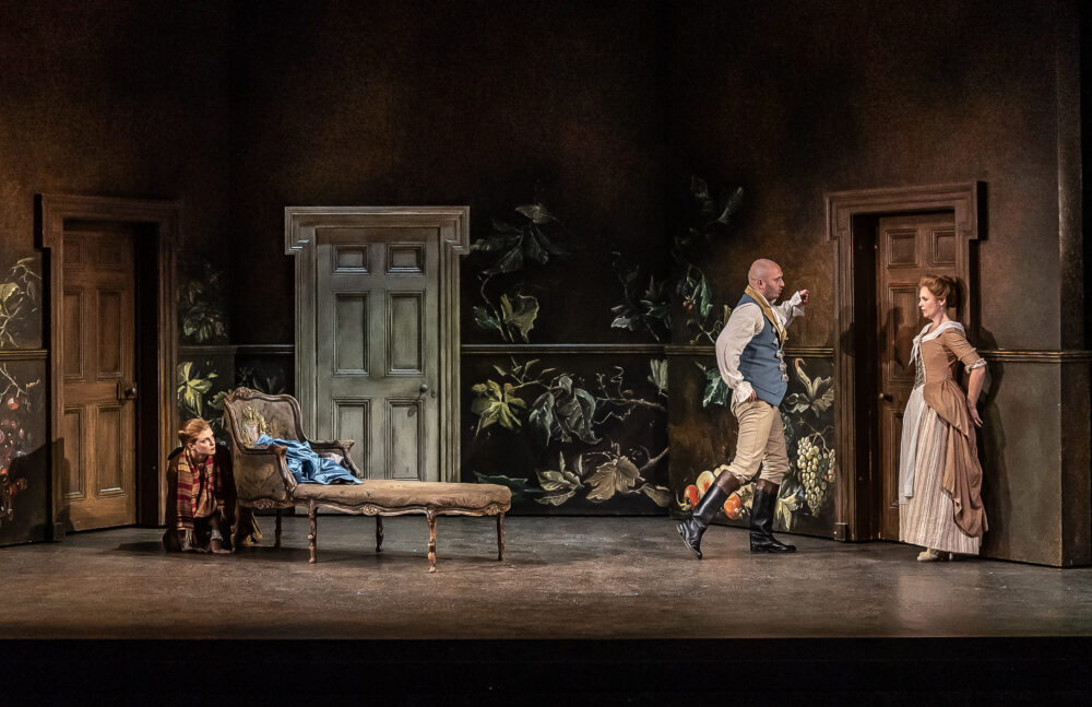 Wallis Giunta - Cherubino | Toby Girling - Count | Ellie Laugharne - Susanna | Photo © Clive Barda}